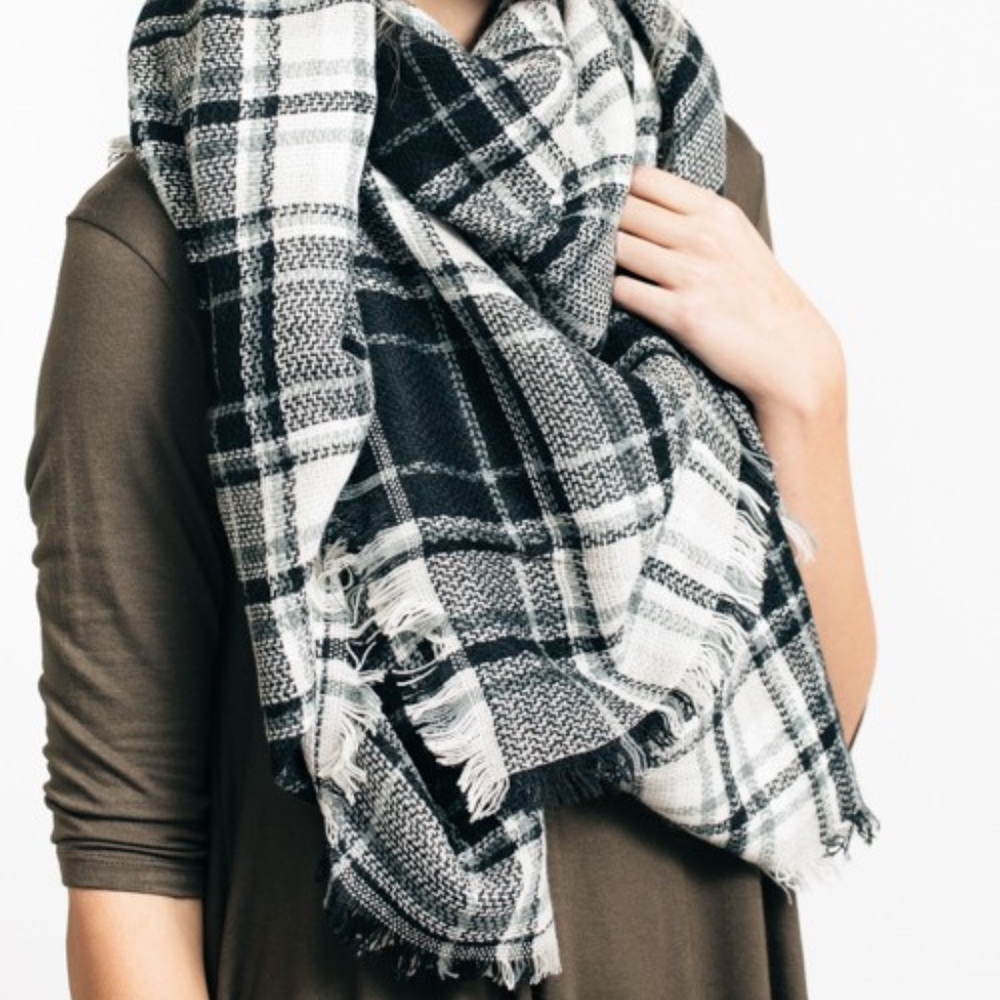 Oversized Blanket Scarf (Shadow)